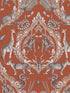 Menagerie fabric in rust color - pattern number G78312 - by Galerie in the Bazaar collection