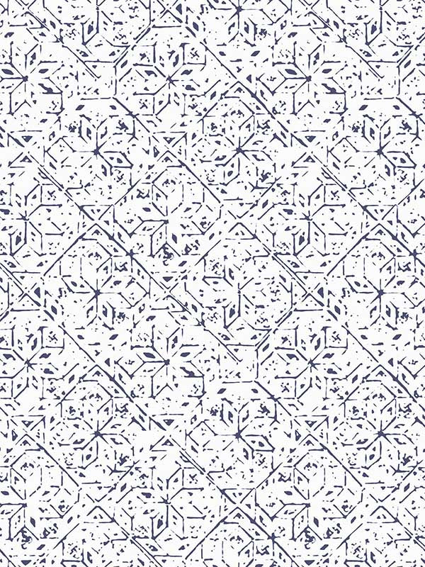 Tangier Tile wallpaper in navy color - pattern number G78337 - by Galerie in the Bazaar collection