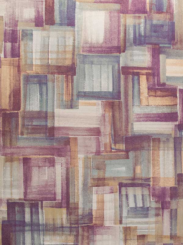Brush wallpaper in mauve color - pattern number 26802 - by Galerie in the Crafted collection