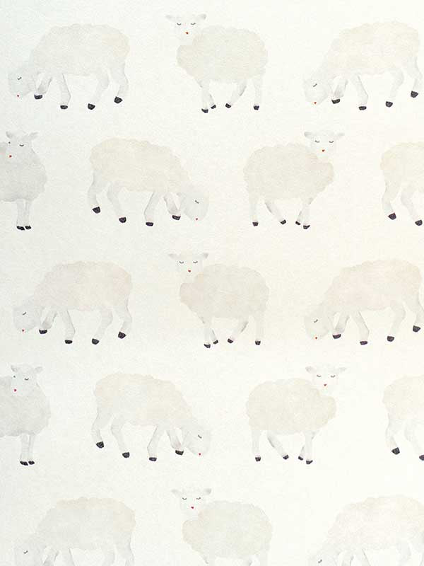 Sweet Sheep fabric in white color - pattern number 26826 - by Galerie in the Great Kids collection