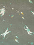 Space fabric in dark green color - pattern number 26832 - by Galerie in the Great Kids collection