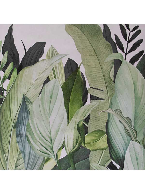 Tropical Forest 4 Panel fabric in coconut color - pattern number 18001 - by Galerie in the Tropical collection