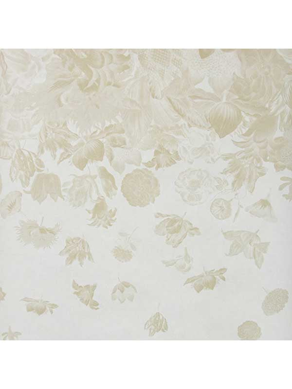 Flower Rain 4 Panel fabric in almond color - pattern number 18004 - by Galerie in the Tropical collection