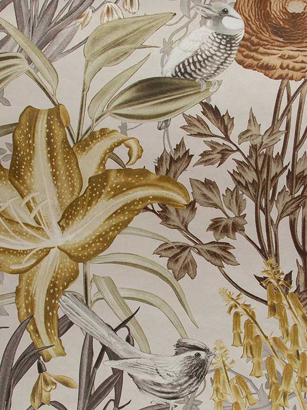 Moorea wallpaper in coconut color - pattern number 26728 - by Galerie in the Tropical collection