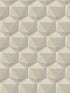 Geometric Motif fabric in beige cream grey color - pattern number FS72022 - by Galerie in the Fusion collection