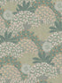 Forest Bloom Motif fabric in green pink color - pattern number FS72034 - by Galerie in the Fusion collection