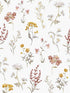 Botanical fabric in yellow color - pattern number 19013 - by Galerie in the Spring Blossom collection