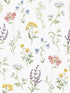 Botanical fabric in multi coloured color - pattern number 19014 - by Galerie in the Spring Blossom collection