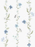 Vertical Garden fabric in blue color - pattern number 19021 - by Galerie in the Spring Blossom collection
