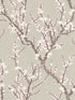 Sakura Tree fabric in bronze brown color - pattern number 19033 - by Galerie in the Spring Blossom collection