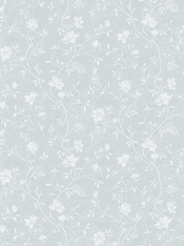 Magnolia fabric in blue color - pattern number 19071 - by Galerie in the Spring Blossom collection