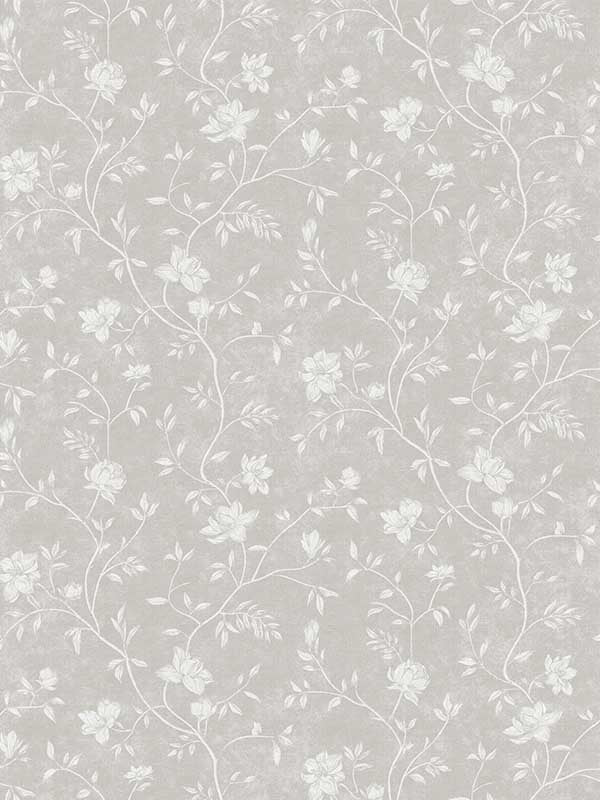Magnolia fabric in white color - pattern number 19072 - by Galerie in the Spring Blossom collection