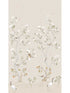 Chinoiserie Birds mural in bronze brown color - pattern number 19112 - by Galerie in the Spring Blossom collection