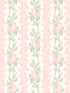Blooming Heirloom Marie Stripe fabric in marie pink color - pattern number AST4105 - by A Street Prints in the Love Shack Fancy collection