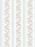 Mari Wreath Floral Stripe fabric in baby blue rush color - pattern number AST4650 - by A Street Prints in the Love Shack Fancy collection