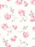 Ribbon Rosa Loose Roses fabric in chateau rose color - pattern number AST6084 - by A Street Prints in the Love Shack Fancy collection