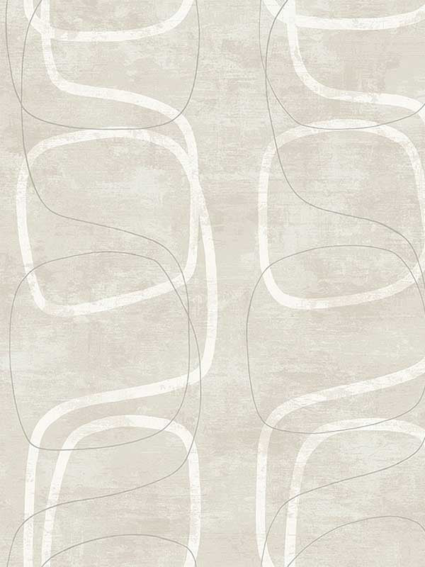 Forcella Abstract fabric in oat color - pattern number EG10200 - by Seabrook in the Geometric Textures by Etten Studios collection