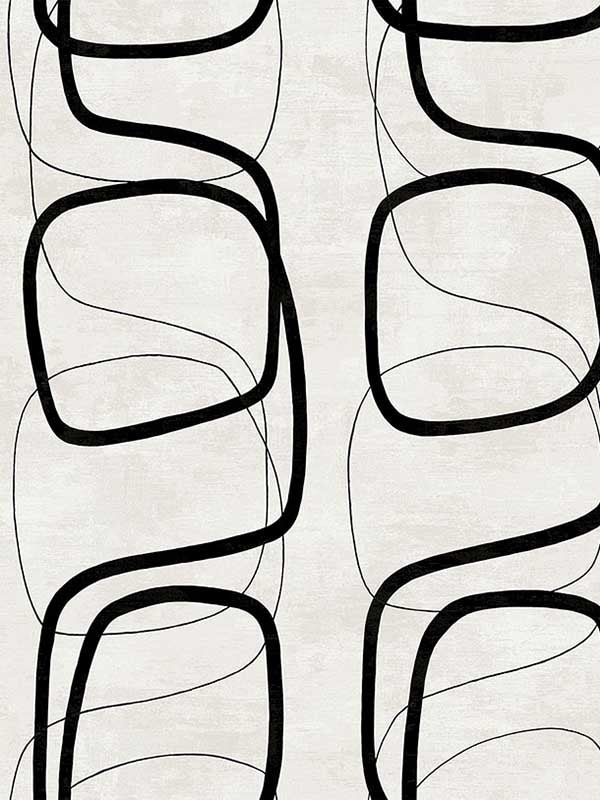 Forcella Abstract fabric in ebony color - pattern number EG10210 - by Seabrook in the Geometric Textures by Etten Studios collection