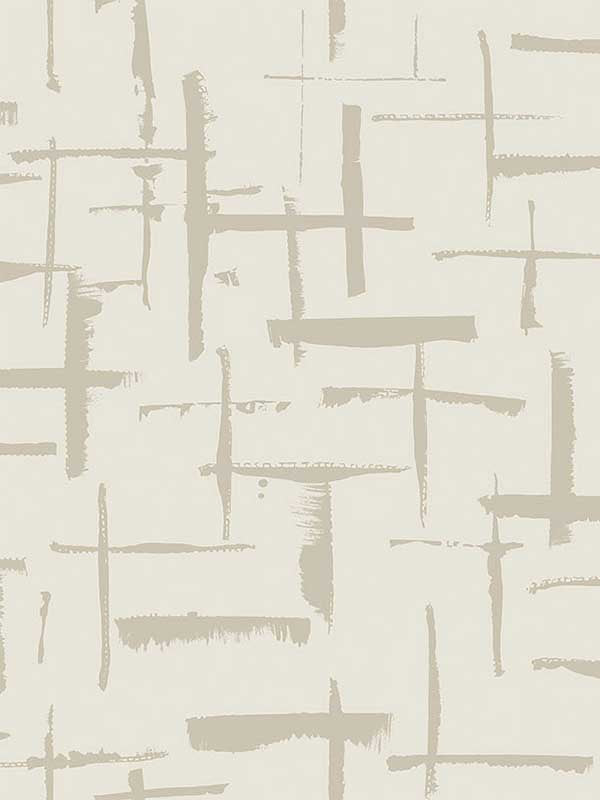 Incrociato Abstract fabric in dove color - pattern number EG10307 - by Seabrook in the Geometric Textures by Etten Studios collection