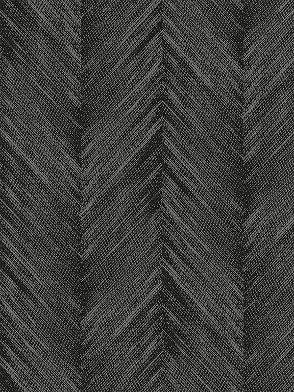 Otto Chevron wallpaper in graphite color - pattern number EG10600 - by Seabrook in the Geometric Textures by Etten Studios collection