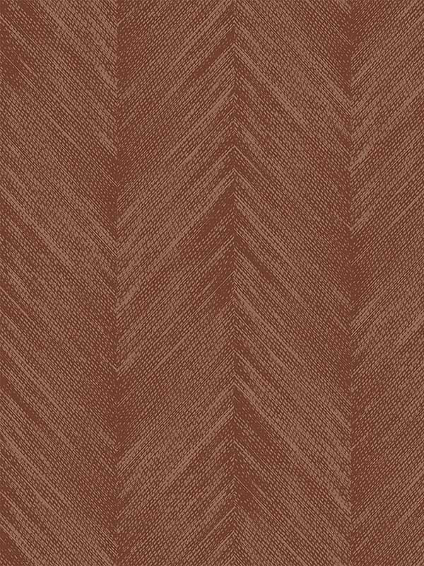 Otto Chevron wallpaper in cali redwood color - pattern number EG10601 - by Seabrook in the Geometric Textures by Etten Studios collection