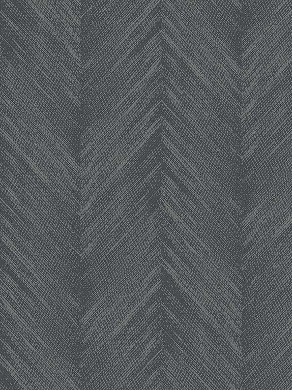 Otto Chevron wallpaper in volcanic ash color - pattern number EG10608 - by Seabrook in the Geometric Textures by Etten Studios collection
