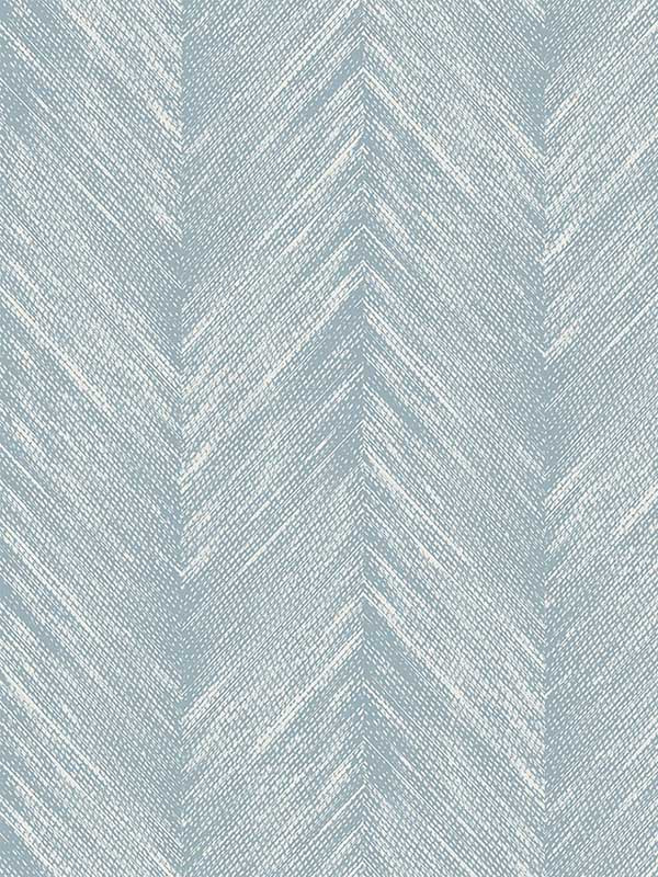 Otto Chevron wallpaper in ice blue color - pattern number EG10612 - by Seabrook in the Geometric Textures by Etten Studios collection
