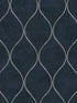 Ellisse Ogee wallpaper in night skies color - pattern number EG10802 - by Seabrook in the Geometric Textures by Etten Studios collection
