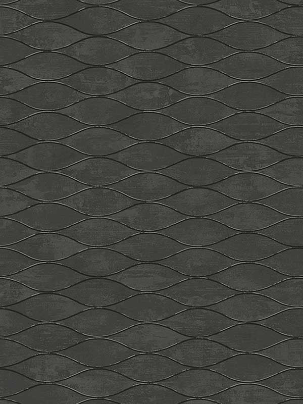 Piccola Ogee Geometric wallpaper in stormy color - pattern number EG11110 - by Seabrook in the Geometric Textures by Etten Studios collection