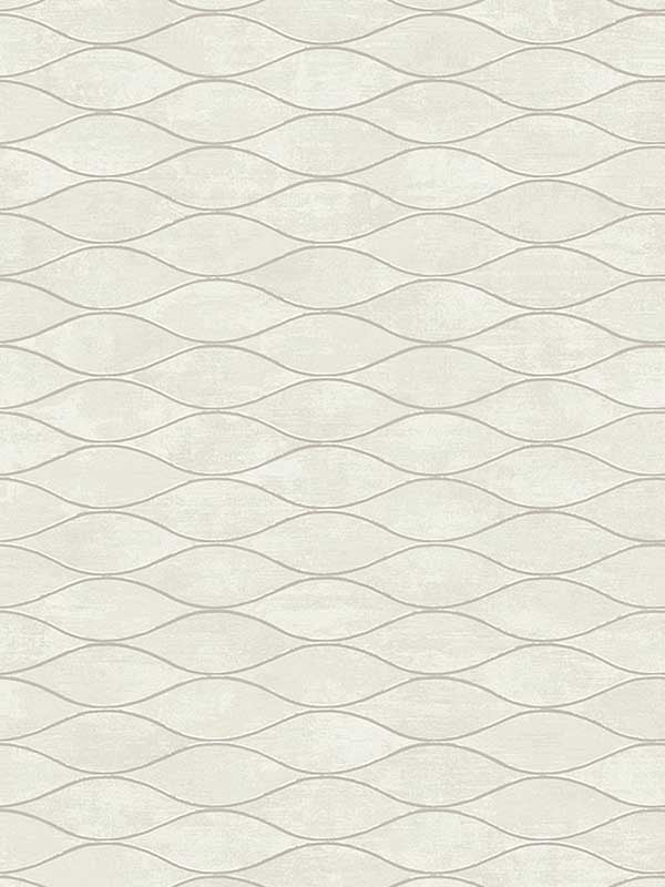 Piccola Ogee Geometric wallpaper in desert road color - pattern number EG11118 - by Seabrook in the Geometric Textures by Etten Studios collection