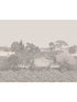 Idyll 7 Panel fabric in platinum matte color - pattern number 120/1002.CS.0 - by Cole and Son in the Gardens Vol I collection