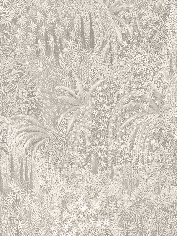Cascade fabric in platinum mica color - pattern number 120/5026M.CS.0 - by Cole and Son in the Gardens Vol I collection