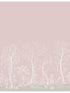 Seasonal Woods 6 Panel fabric in rose color - pattern number 120/6022M.CS.0 - by Cole and Son in the Gardens Vol I collection