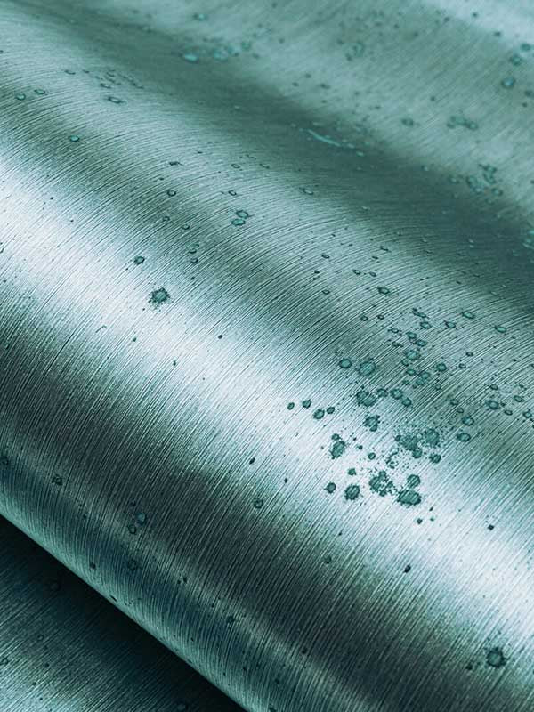 Aurora wallpaper in sapphire color - pattern number WMT5005.WT.0 - by Winfield Thybony in the Metallic Treasures collection