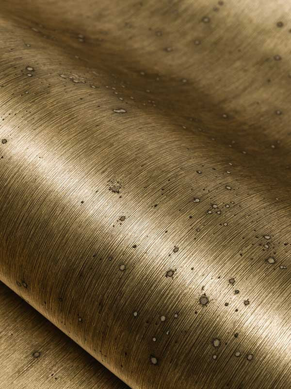 Aurora wallpaper in etched gold color - pattern number WMT5018.WT.0 - by Winfield Thybony in the Metallic Treasures collection