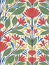 Carmela Folk Floral wallpaper in primaries color - pattern number SC20601 - by Seabrook in the Summer House Seabrook collection
