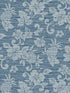 Juno Island Floral wallpaper in bay blue color - pattern number SC20802 - by Seabrook in the Summer House Seabrook collection