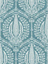 Cyrus Harvest wallpaper in mediterranean blue color - pattern number SC21402 - by Seabrook in the Summer House Seabrook collection