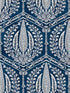 Cyrus Harvest wallpaper in rich navy color - pattern number SC21412 - by Seabrook in the Summer House Seabrook collection