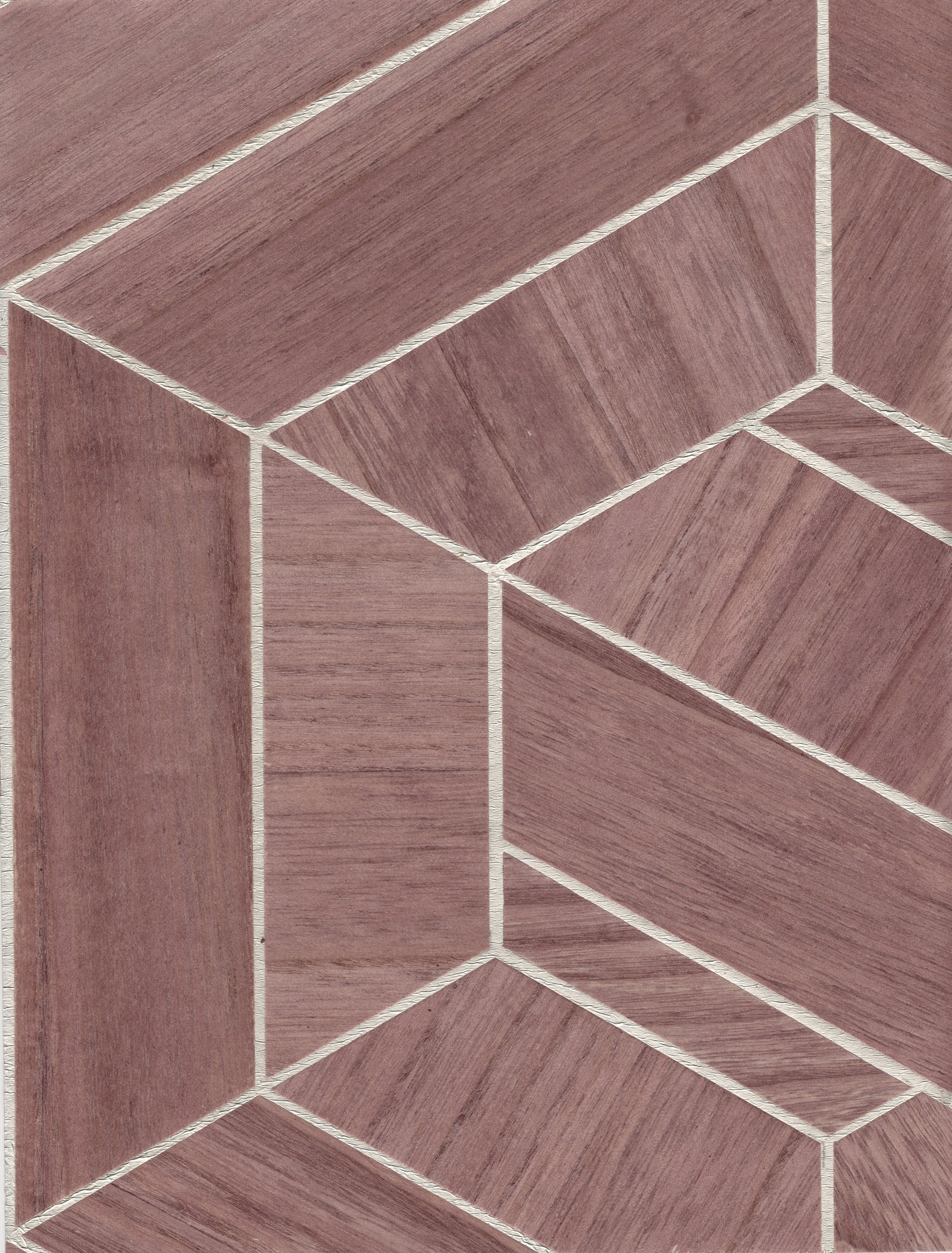Linnea fabric in soft wine color - pattern number SHS10304 - by Seabrook in the Handmade Selection collection