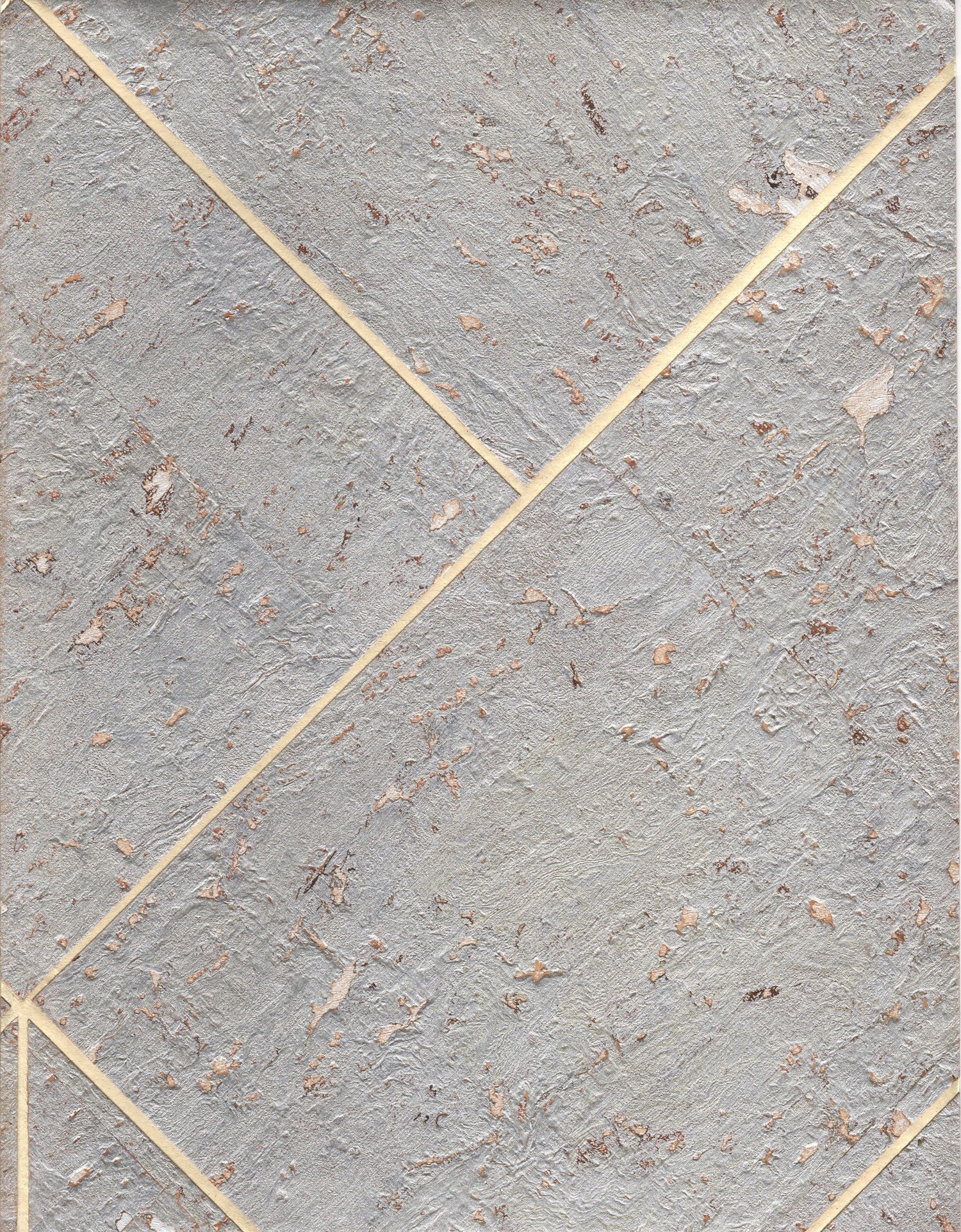 Galileo wallpaper in brushed steel color - pattern number SHS10405 - by Seabrook in the Handmade Selection collection