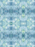 Kaleidoscope fabric in blue color - pattern number DBW1000 - by Wallquest in the West Boulevard by Daisy Bennett collection