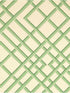 Treillage Sidewall fabric in celadon on off white color - pattern number BR-60100.04.0 - by Brunschwig and Fils in the  collection