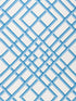 Treillage Sidewall fabric in blue color - pattern number BR-60100.5.0 - by Brunschwig and Fils in the  collection