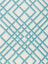 Treillage Sidewall fabric in aqua color - pattern number BR-60100.513.0 - by Brunschwig and Fils in the  collection