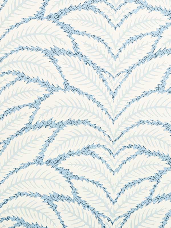 Talavera wallpaper in blue color - pattern number BR-69071.55.0 - by Brunschwig and Fils in the  collection
