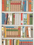 Bibliotheque fabric in multicolor color - pattern number BR-69080.MMM.0 - by Brunschwig and Fils in the  collection