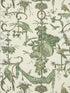 Kininvie wallpaper in leaf on white color - pattern number BR-69365.432.0 - by Brunschwig and Fils in the  collection