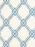 Treillage De Bambou wallpaper in blue color - pattern number BR-69411.5.0 - by Brunschwig and Fils in the  collection