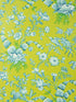 Shell Toile wallpaper in aqua on lime color - pattern number BR-69520.248.0 - by Brunschwig and Fils in the  collection